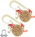 VEVOR 2 Stuks 8mmx1,8m G80 Trekketting J/T/R Haakketting Transportketting 2448kg