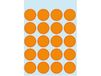 HERMA Etiketten 1874 rond 19mm fluor oranje 100 stuks
