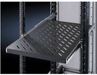 Rittal 5501.675 19 inch Apparaatbodem voor patchkast 1 HE Uittrekbaar Geschikt voor kastdiepte: vanaf 600 mm Zwart