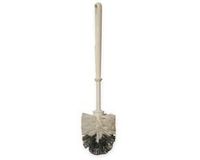 PARENCE. Klassieke toiletborstel - Kunststof - Blanco - 33,5 cm