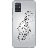 Samsung Galaxy M31s Valse des notes bedrukt siliconen hoesje