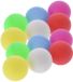 SportX Set de balles de tennis de table - 12x balles - plastique - couleurs mélangées - balles de ping-pong
