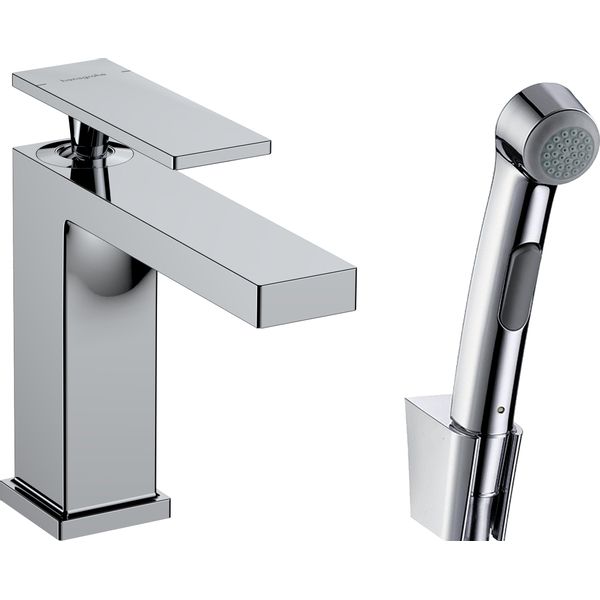 Hansgrohe Tecturis Wastafelkraan 110 met Handdouche Chroom 73210000