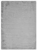 -LUXOR- living Kunstbont Coste Pluizig tapijt voor de slaapkamer, ideaal voor gebruik als bedmat voor de slaapkamer, gezellig bonttapijt, imitatiebont, 160 x 230 cm, grijs
