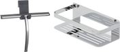Tiger Caddy - Doucherek 24 cm met douchewisser inclusief glashaak - Raamwisser - Chroom