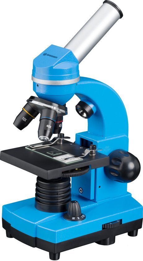 Bresser Junior Biolux Doorzichtmicroscoop 40x-1600x Blauw incl. Smartphoneadapter