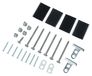 vhbw Accessoire de montage Lave-vaisselle Remplacement pour Bosch 00618833, 00612645 pour Lave-vaisselle (26 pc), Kit de montage de porte pour lave-vaisselle, Pour le montage stable de la porte extérieure