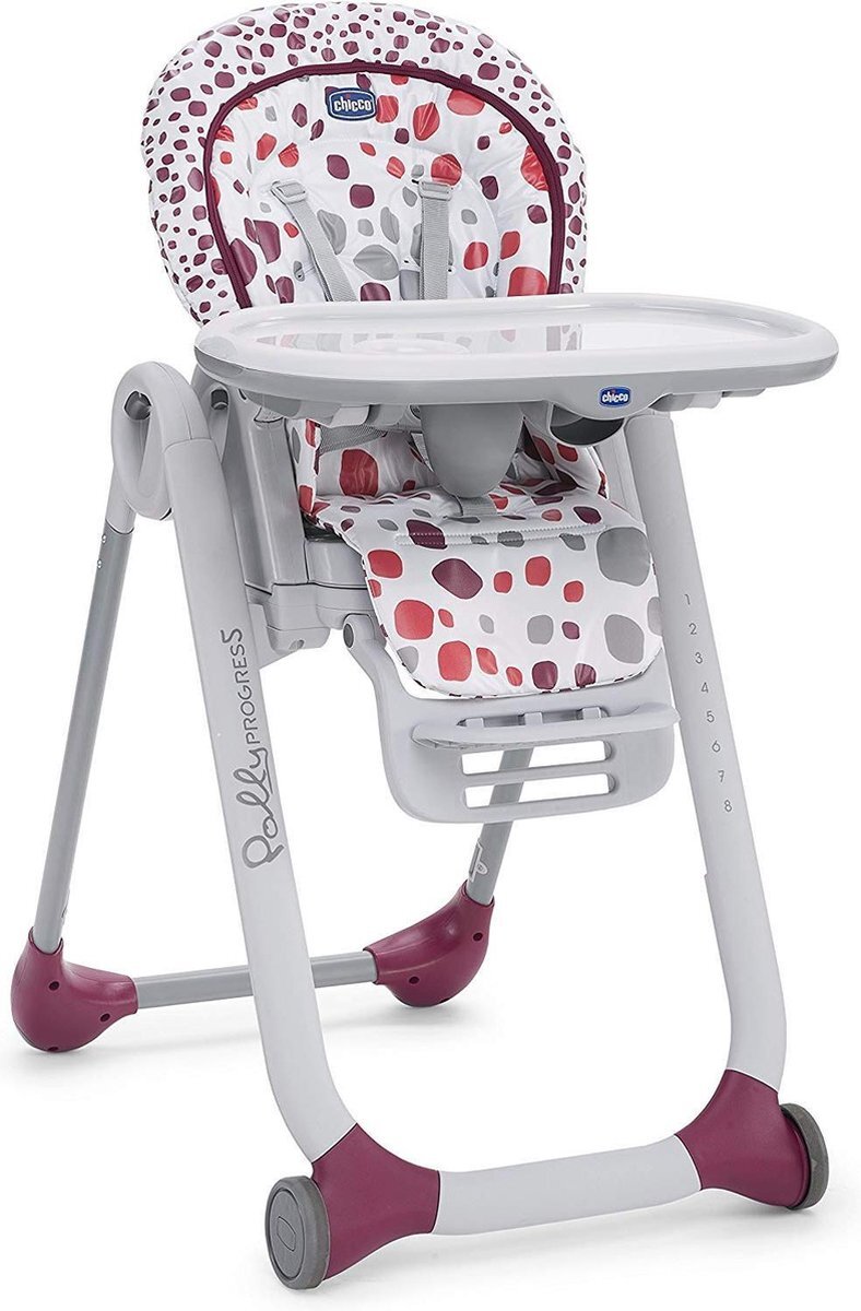 Chicco Polly Progres5 kinderstoel - cherry