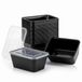 Merkloos / Sans marque KURTT 100 stuks 1000ml Meal prep bakjes