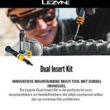 Lezyne Dual Insert Kit - Mountainbike gereedschapsset - Roestvrij - Aluminium - Zwart