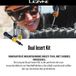 Lezyne Dual Insert Kit - Mountainbike gereedschapsset - Roestvrij - Aluminium - Zwart