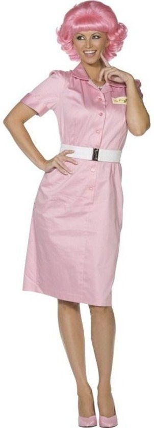 Smiffys Grease -kostuum voor vrouwen - Verkleedkleding - One size 38-42