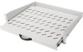 Icecat Uittrekbaar rek uitschuifbare plank - 19 inch - 2U - 30 kg - Grijs