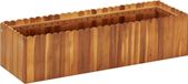 Maison Exclusive - Jardinière surélevée pour jardin, 100 x 30 x 25 cm, en bois massif d'acacia