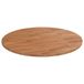 VidaXL Tafelblad rond Ø90x1,5 cm bewerkt massief eikenhout lichtbruin