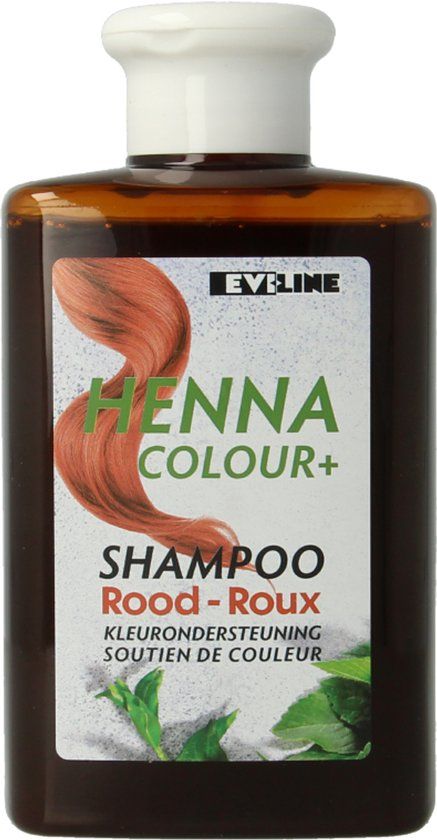 Evi Line Henna Cure&Care Shampoo colour + rood 300 Milliliter