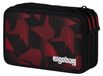 ergobag Grande trousse 40 pièces avec crayons de couleur et marqueurs lyra, règle, ciseaux et portefeuille, idéal pour les écoliers, Ours imparable - noir, Maxi-trousse