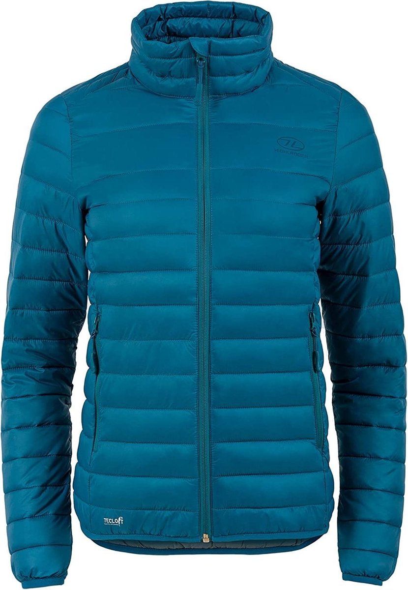 Highlander outdoorjas Fara dames nylon blauwgroen