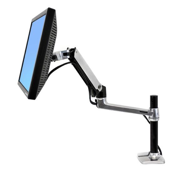 Ergotron LX Series Desk Mount LCD Arm, Tall Pole - 45-295-026