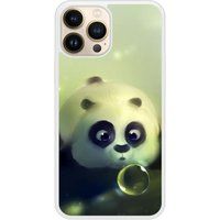 Panda Bedrukt siliconen hoesje compatibel met iPhone 13 Pro Max