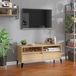 Maison Exclusive - meuble TV chêne Sonoma, 100x34,5x44,5 cm, fabriqué en panneau de particules
