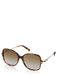 Salvatore Ferragamo Zonnebril bruin