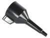 Entonnoir en plastique, coupelle 120 mm, simple