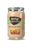 Nutribén Eco Potitos | Biologische Macedonië Potitos met fruit | Voor baby's vanaf 6 maanden | Zonder zetmeel | Zonder toegevoegde suikers | Glutenvrij | Natuurlijke en gezonde ingrediënten | 235g