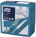 Tork 477906 dinnerservet advanced blauwgroen 39x39 cm 2-laags 1800 stuks