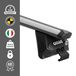 Omac Aluminium dakdragers Tüv gecertificeerd voor Vw Golf Mk7 Variant / Sport Van / Alltrack 2012-2019 – Voor geïntegreerde dakrails – T-groef – Max belasting 100 kg – 2 antidiefstal zilver