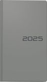 BRUNNEN Zakagenda model 756 (2025), 2 pagina's = 1 week, A6, 144 pagina's, balacron-omslag, grijs