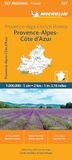 Provenza. Michelin Provence- Alps - French Riviera - Michelin Regional Map 527