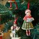 LOBERON Hanger, set van 4 Nostalgic rood/groen