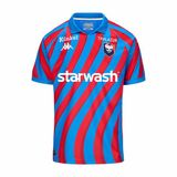 Kappa Trainingsshirt SM Caen 2024/25 Blauw/Rood Polyester Korte Mouw Heren XL