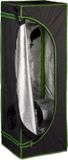 Relaxdays kweektent - 120 x 40 x 40 cm - reflectiefolie binnenin - verduisterend - zwart-groen