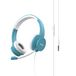 Pantone PT-WDH002GY2220 Headset Filaire Bandeau Bureau/centre d'appels Aqua