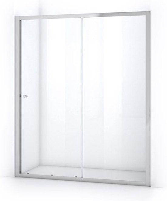 Maxaro Ruby Allure Douchedeur - 180cm - Chroom - Helder Glas