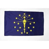 AZ FLAG Indiana 150x90 cm Licht Polyester 2 Ringen