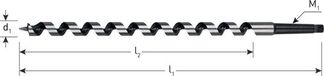 Rotec Slangenboor, GOLD-LINE, Azobé, MK2, Ø 14 x 380 / 480 mm