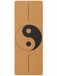 Tapis de yoga en liège 61x183 cm avec impression YIN YANG pour yoga, fitness et pilates