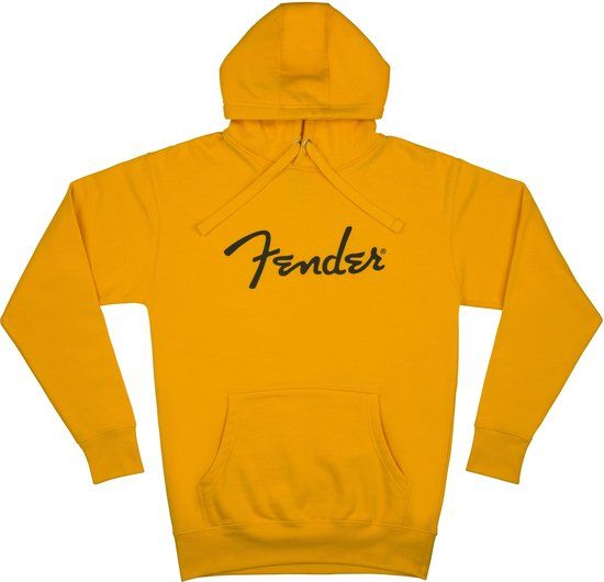 Fender Spaghetti Logo Hoodie XL - Butterscotch Blonde