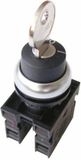 Eaton 216517 M22-WRS/K11 Sleutelknop Kunststof frontring Sleutel Zwart 1 stuk(s)