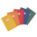 HERMA 20229 Hefthoezen, A4-papier, assortiment, 5 stuks, schriften met tekstveld van extreem krachtig papier en rijke kleuren, notitieboekbeschermerset voor schoolschriften, gekleurd