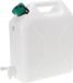 Merkloos / Sans marque Koopman International Jerrycan voor water - 10 liter - Kunststof - met kraantje en dop - Camping