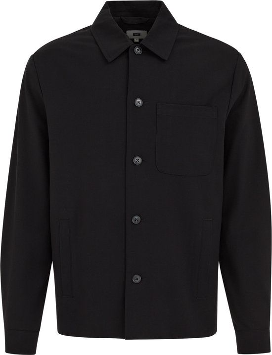 WE Fashion Heren slim fit overshirt