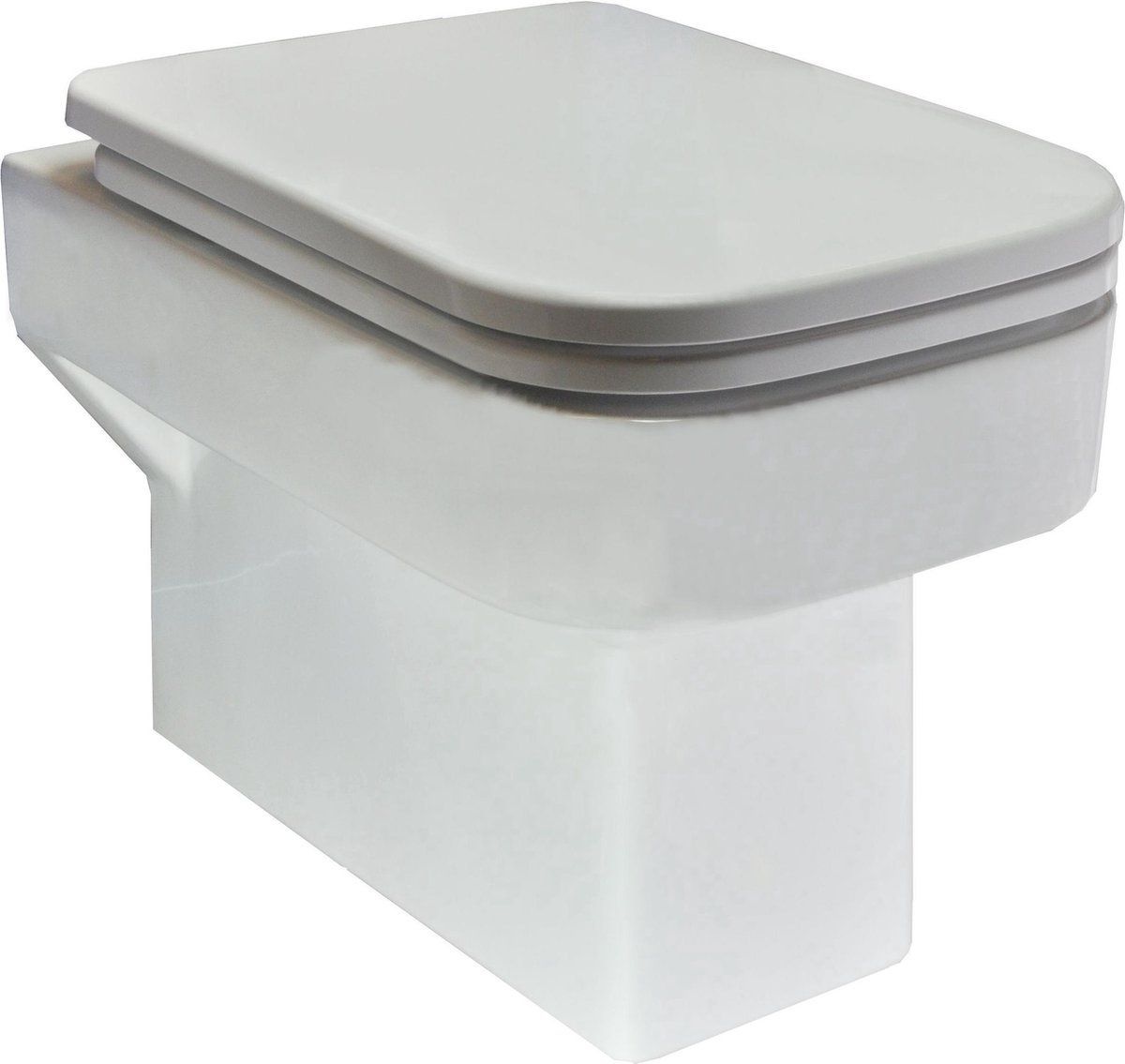 Wiesbaden Cleo Rimless Diepspoel Wandcloset - Wit - Keramiek