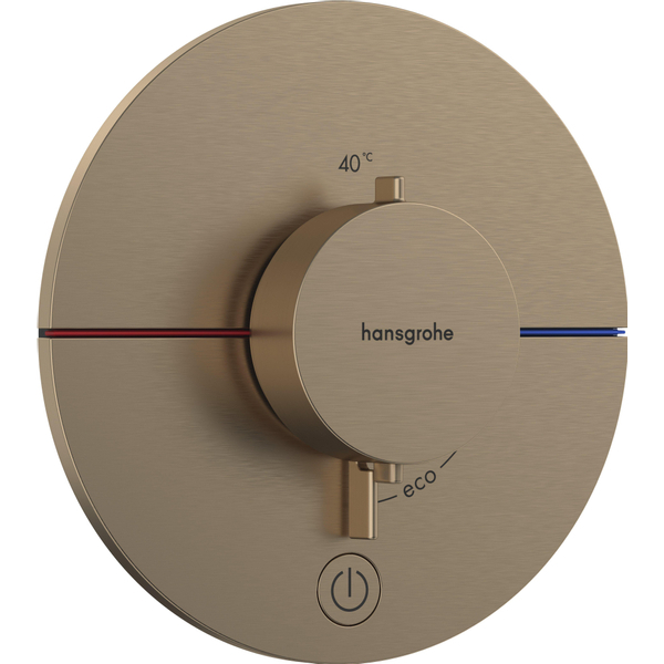 Hansgrohe Showerselect thermostaat inbouw v. 1 functie brushed bronze 15562140