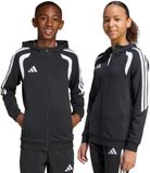 adidas Sweater Kinderen Tiro 26 League Sweat Full Zip Hoodie Zwart - Maat 116cm
