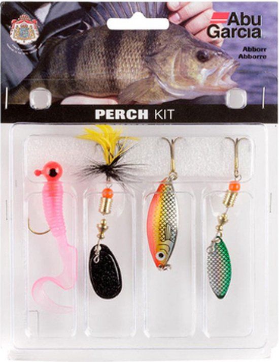 Abu Garcia Lure Kit - Perch - 4 Piece Spinner Set