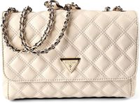 GUESS Giully II Compound Convertible Flap Bag Bone crème